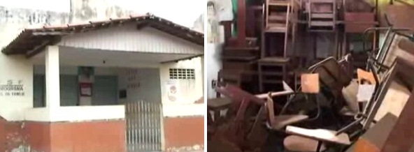 Escolas abandonadas em São Bento.