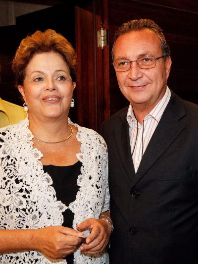 Secretario Luis Fernando com Dilma Rousseff