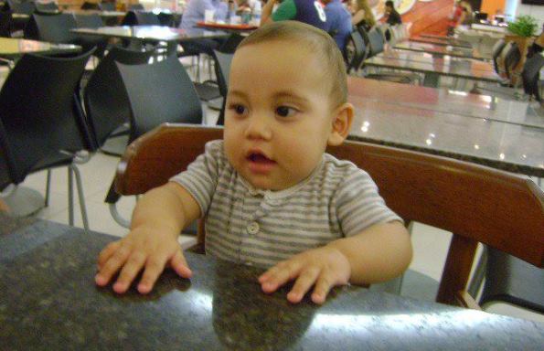 Heitor Mykael tem 9 meses.