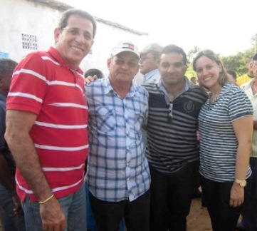 Deputado Zé Carlos, prefeito Osmar Fonseca, Josimar Cunha e a prefeita Detinha.
