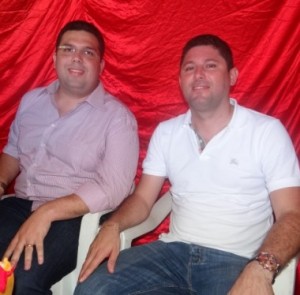 Pré-candidato Fábio Macedo e o prefeito Hernando Macedo