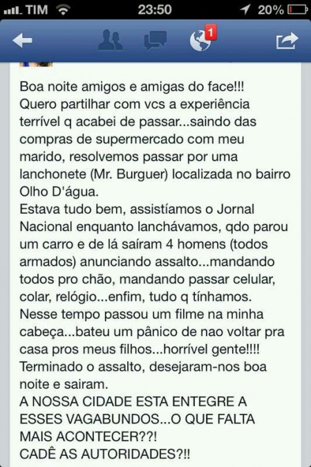 Vitima de assalto (1)