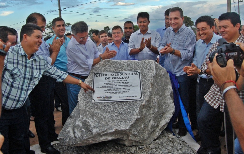 Inauguração distrito industrial Grajaú.