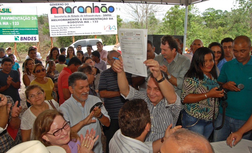Foto 2 - Ordem de serviço Afonso Cunha e Coleho Neto