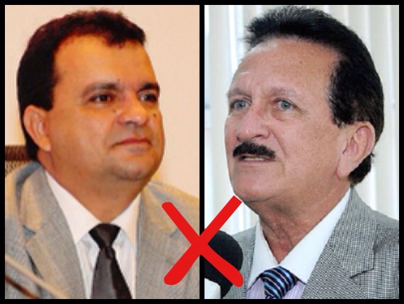 A esquerda o deputado estadual Camilo Figueiredo e a direita o presidente do TCE Edmar Cutrim