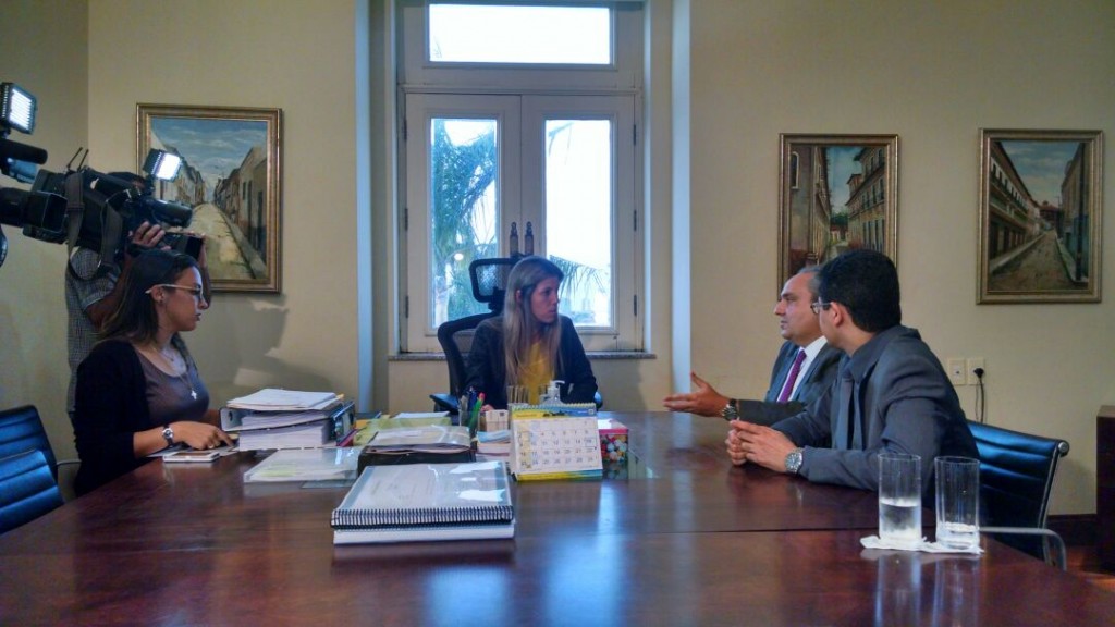 Reunião no Palácio.