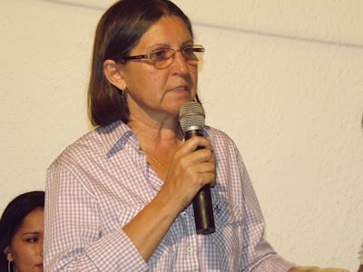 Prefeita do município de Paraibano, Maria Aparecida Queiroz Furtado.