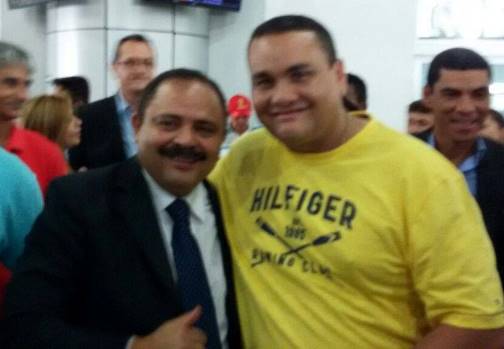 Waldir Maranhão e o empresário Matinas Pancadão.