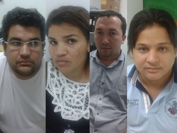 Suspeitos de praticar golpes com documentos falsos (Foto ChibungaSSP)