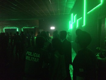 Vistoria em casa de show