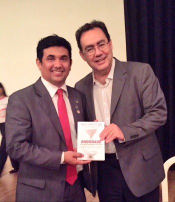 Deputado Wellington e o escritor Augusto Cury