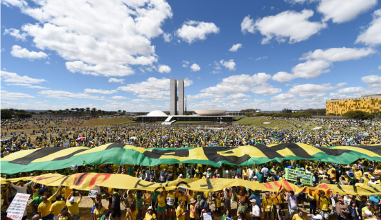 Manifestação em Brasília. Foto_ G1