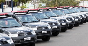 Foto ilustração_ Viaturas da polícia civil