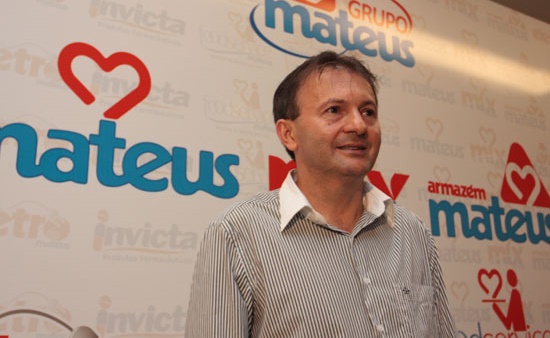 Empresário Ilson Mateus Rodrigues, dono do grupo Mateus.