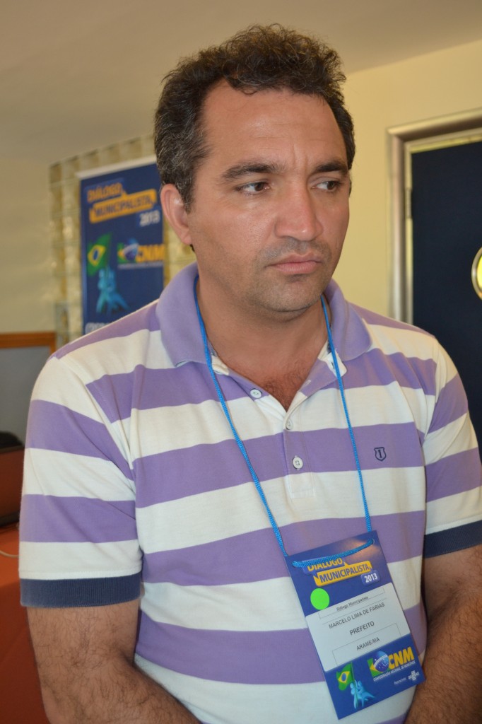 prefeito de Arame, Marcelo Lima de Farias.