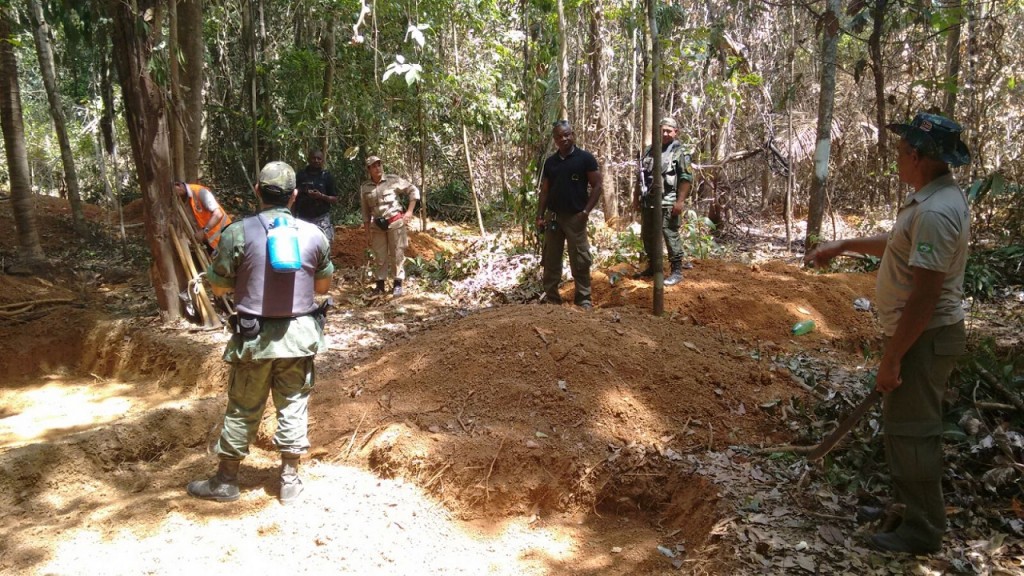 Operação Pântano prende nove pessoas em garimpo ilegal em Turiaçu.