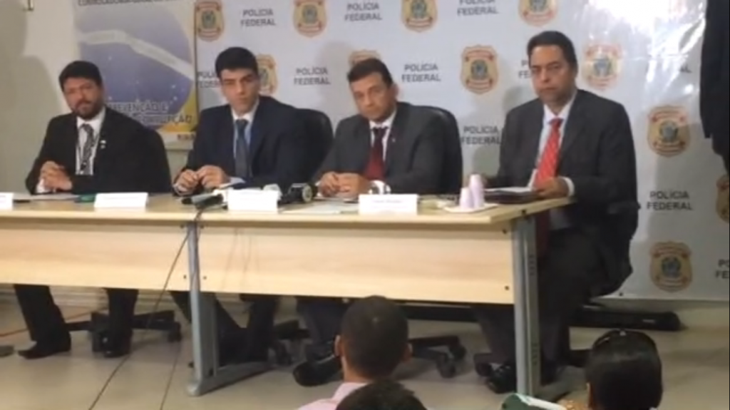 Superintendente da PF no Maranhão, delegado Jansen e representante do CGU