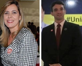 Valéria Lauande e Thiago Diaz: uma disputa igualada.