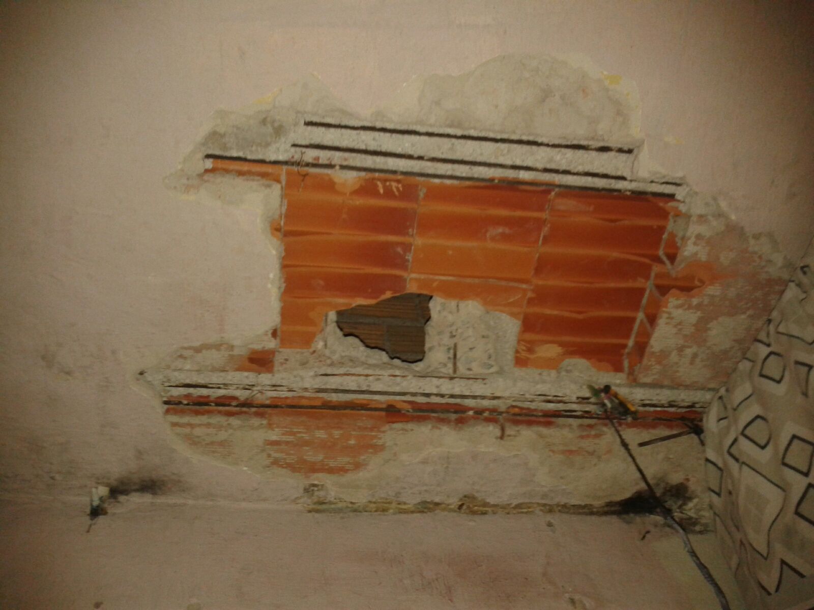 Local onde os internos iriam tentar fugir.