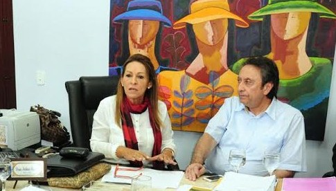 Desembargadora Nelma Sarney e Ricardo Jorge Murad.