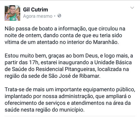 comunicado gil