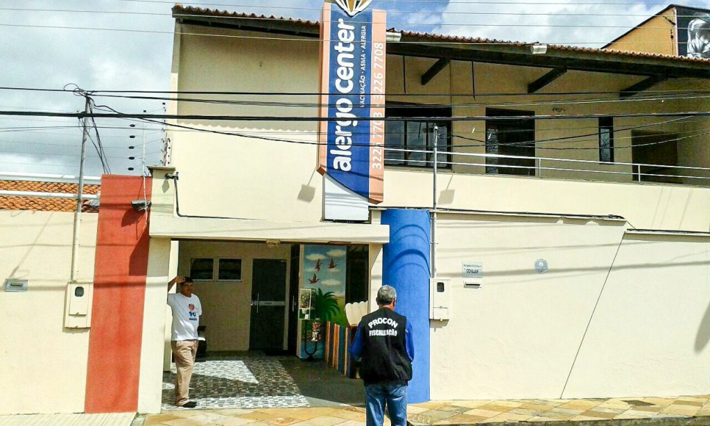 Notificação da clínica Alergo