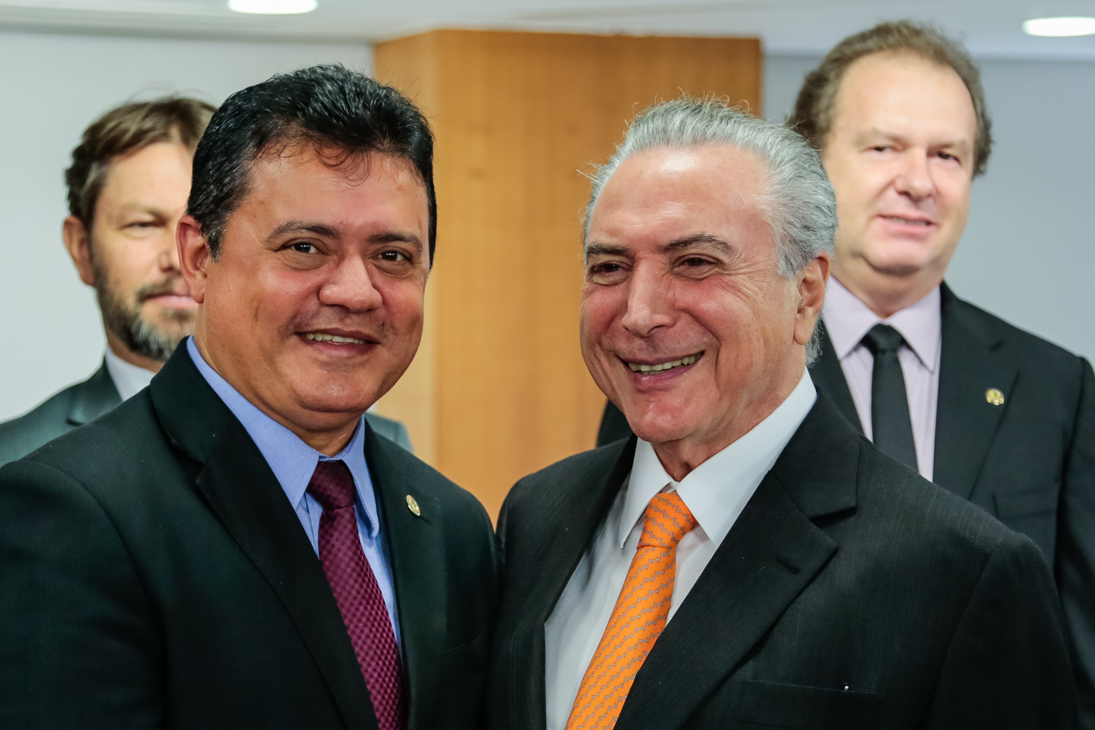 (Brasília - DF, 16/03/2017) Deputado Adjuto Rodrigues Afonso, Presidente da União Nacional dos Legisladores e Legislativos Estaduais – UNALE e outros. Fotos: Marcos Corrêa/PR