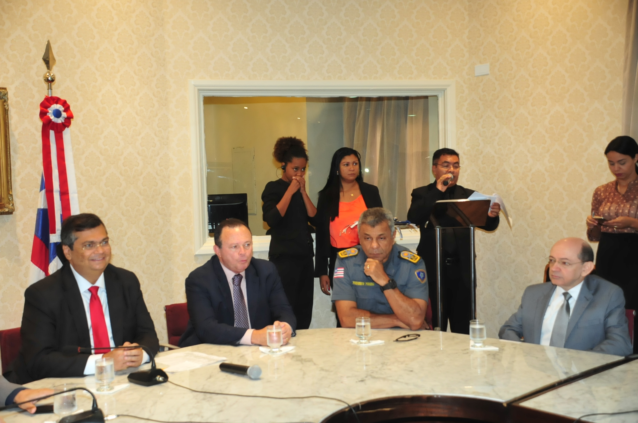 Eudes Sampaio durante solenidade