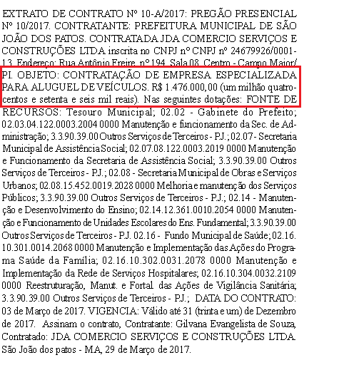 são joão dos patoa