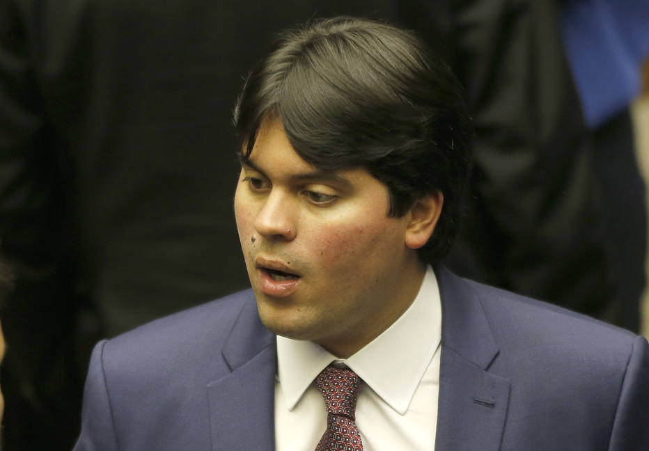 REFORMA1 DF BSB 23 /08/2017 NACIONAL Deputado, Andre Fufuca no Plenario da Camara dos Deputados, durante discusso da proposta de Reforma Politica, no plenrio da Camara.FOTO:DIDA SAMPAIO/ESTADAO
