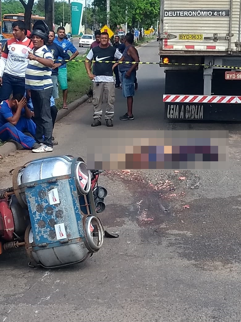 Homem morre após ter cabeça esmagada por caminhão em São Luís - Neto